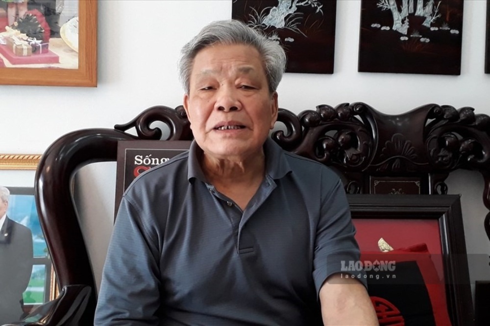 Ông Nguyễn Túc - Chủ nhiệm Hội đồng tư vấn về Văn hóa - Xã hội, Ủy ban Trung ương Mặt trận Tổ quốc Việt Nam. Ảnh: Phạm Đông 
