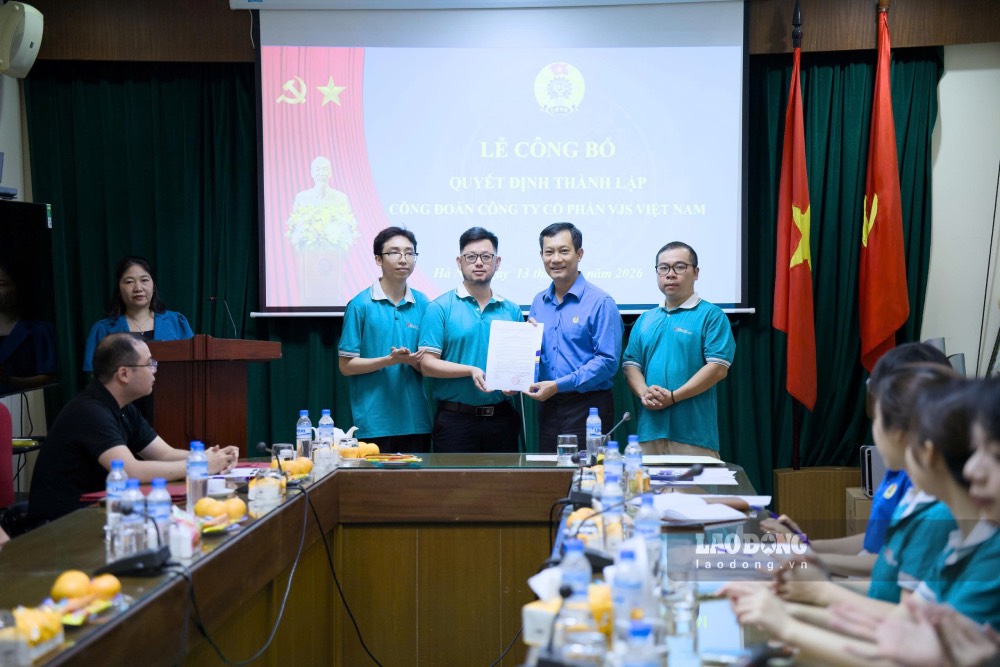 Công đoàn Công Thương Việt Nam thành lập thêm công đoàn cơ sở