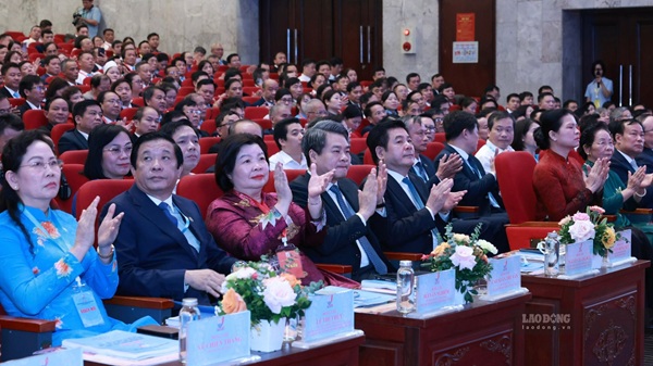 Các đại biểu dự Đại hội Liên minh Hợp tác xã Việt Nam lần thứ VII. Ảnh: Hải Nguyễn