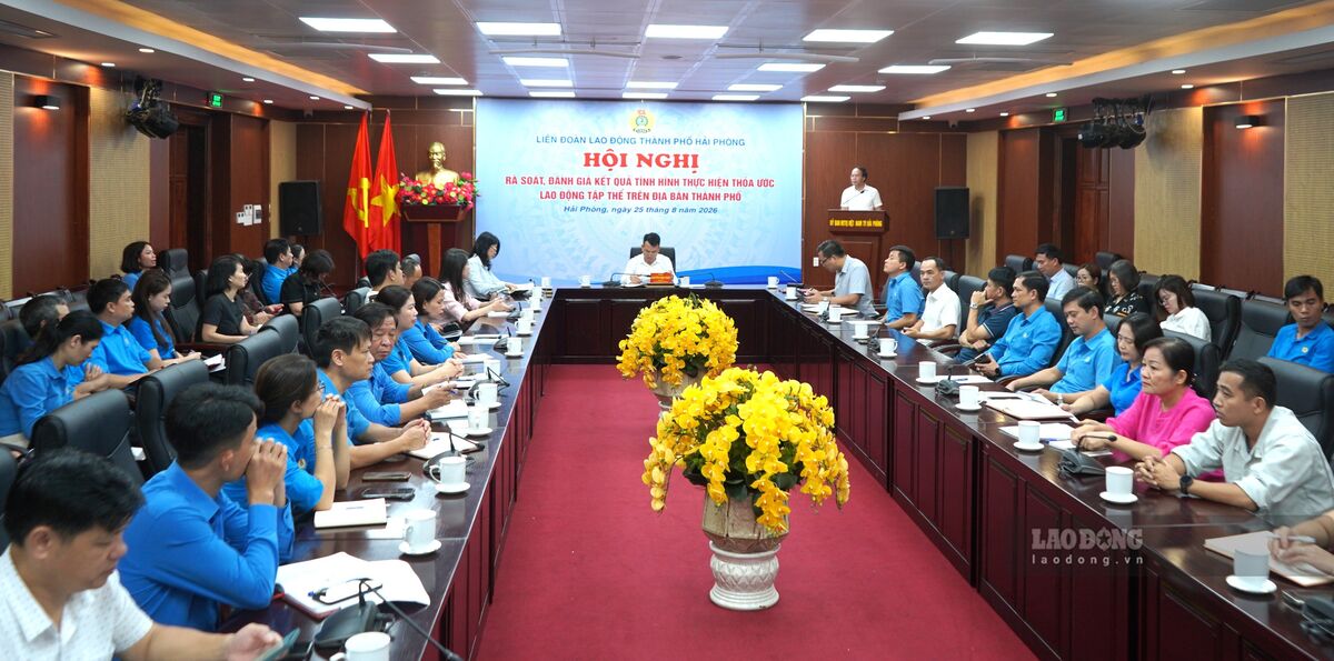 Hải Phòng rà soát việc thực hiện thỏa ước lao động tập thể tại doanh nghiệp