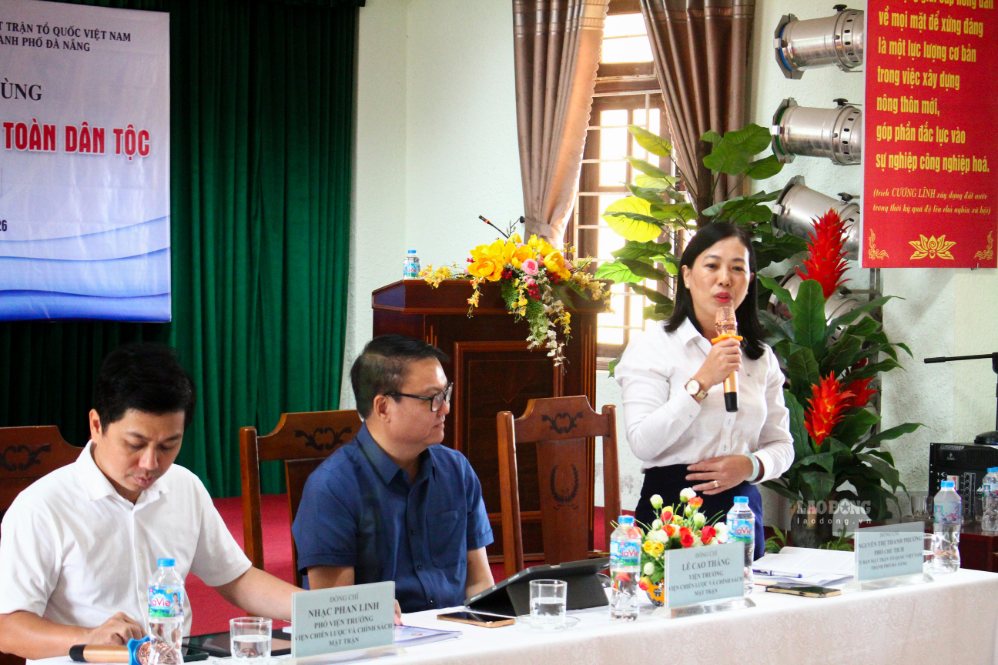 Hội thảo vùng Trung Bộ và Tây Nguyên với chủ đề “Phát huy sức mạnh đại đoàn kết toàn dân tộc trong bối cảnh mới”. Ảnh: Thanh Huyền