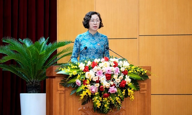 政府总理批准了对武氏梅英女士的广宁省人民委员会副主席选举结果。图片:Chinhphu. vn