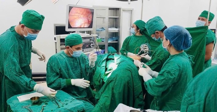Bức ảnh Nhịp tim của sự sống của Công đoàn cơ sở Bệnh viện Đa khoa Bình Thuận đạt giải nhất cuộc thi ảnh "Nét đẹp Công đoàn và Người lao động". Ảnh: LĐLĐ tỉnh Lâm Đồng