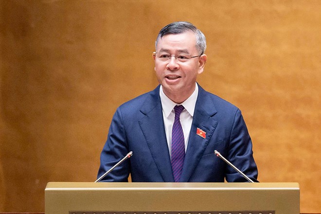 Bộ trưởng Bộ Tài chính Ngô Văn Tuấn. Ảnh: Quochoi.vn 