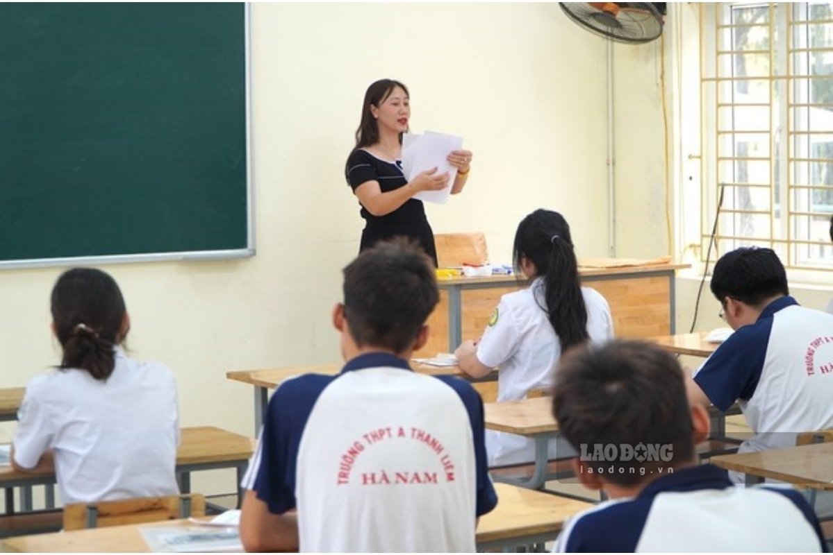 Thí sinh dự thi tốt nghiệp THPT năm 2026. Ảnh: Tường Vân