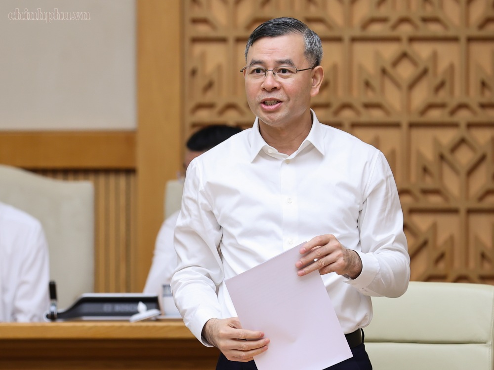 Ủy viên Trung ương Đảng, Bộ trưởng Bộ Tài chính Ngô Văn Tuấn. Ảnh: VGP