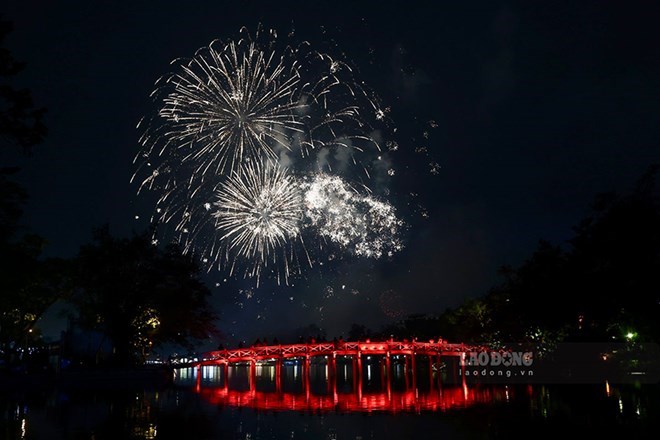 Détails de l'heure et du lieu des feux d'artifice à Hanoï à l'occasion de la fête nationale 2026