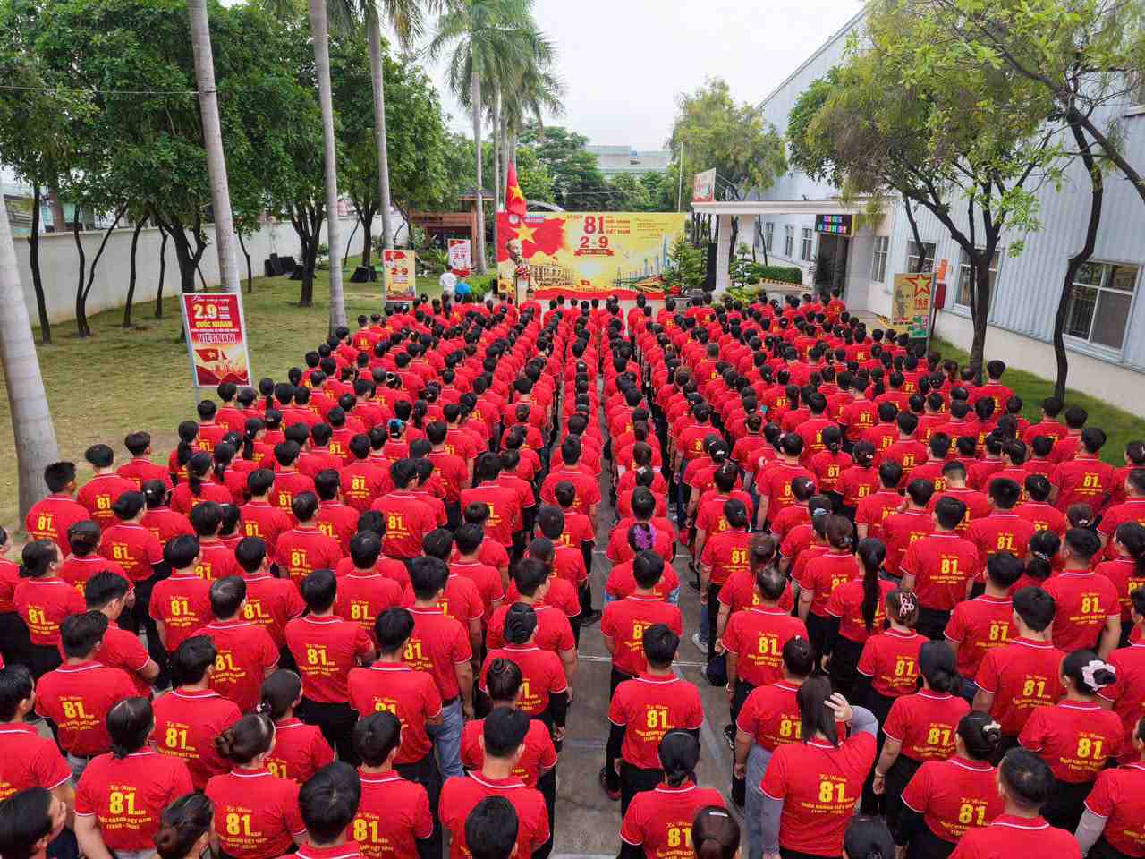 Hơn 1.000 người lao động tham gia chương trình. Ảnh: CĐCS cung cấp