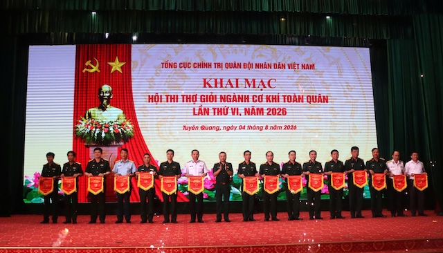 109 thí sinh tranh tài tại Hội thi Thợ giỏi ngành Cơ khí toàn quân lần thứ VI, năm 2026