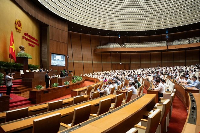 Toàn cảnh phiên họp. Ảnh: Media.quochoi.vn