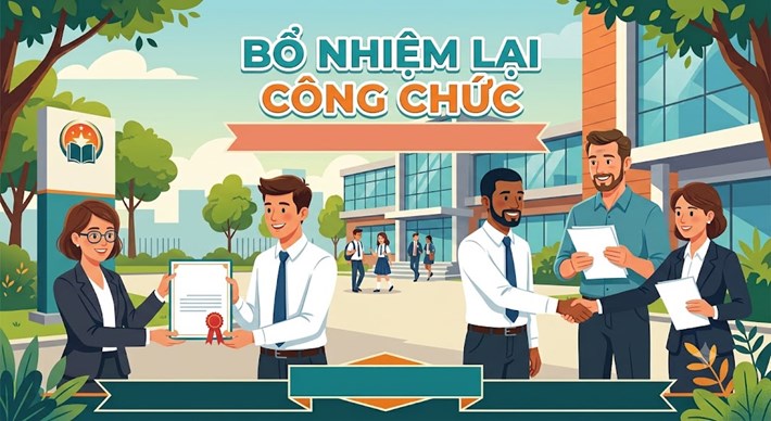 Chưa thực hiện quy trình bổ nhiệm lại với công chức đang trong thời gian được cơ quan, tổ chức có thẩm quyền cử đi học tập, công tác ở nước ngoài từ 03 tháng trở lên. Ảnh tạo bởi AI
