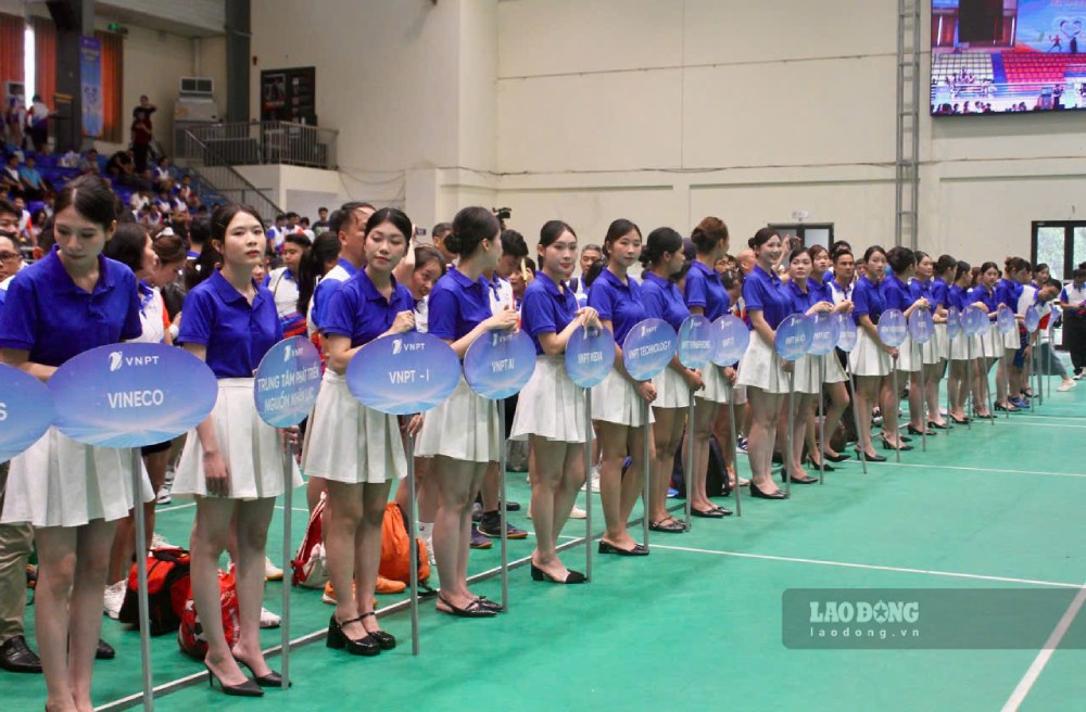 Gần 600 người lao động tranh tài tại Hội thao VNPT khu vực Hà Nội lần thứ IX