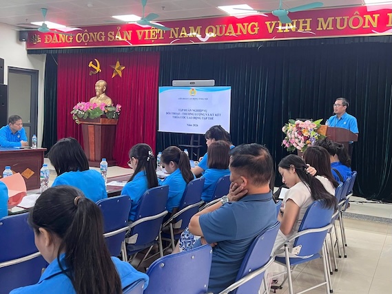 Tập huấn thương lượng cho cán bộ công đoàn khối doanh nghiệp