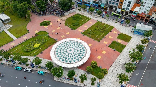 TPHCM dự kiến xây bãi xe ngầm hơn 146.940 m² dưới Công viên 23 Tháng 9. Ảnh: Thái Bảo 
