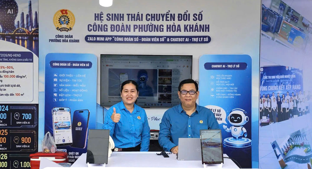 Công đoàn phường Hòa Khánh, Đà Nẵng giới thiệu hệ sinh thái chuyển đổi số