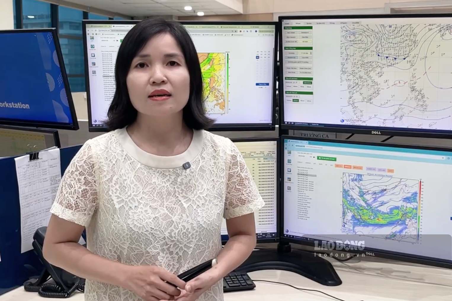 Theo bà Lê Thị Hồng Vân, nền nhiệt Bắc Bộ duy trì xu hướng giảm đêm nay 10.9. Ảnh: Quỳnh Hương