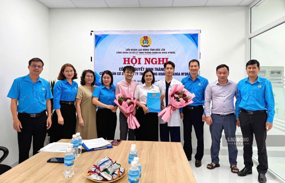 Dak Lak establishes another grassroots trade union with 22 union members