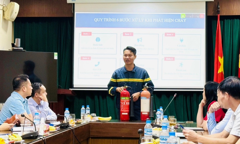 Trade Union of Industry and Trade improves fire prevention and fighting skills