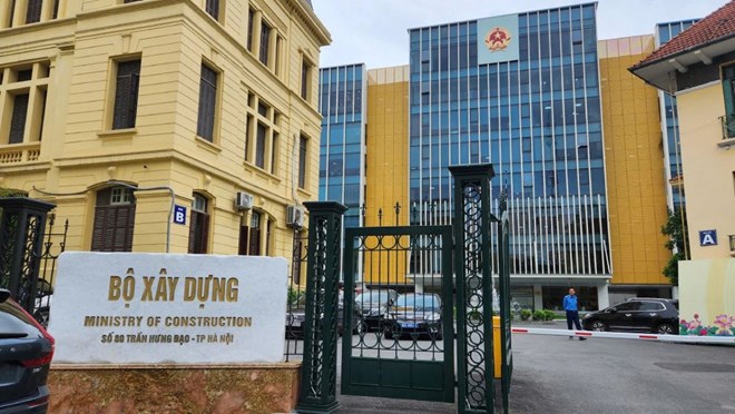 Ministry of Construction has a new organizational structure from September 15, reducing 1 unit