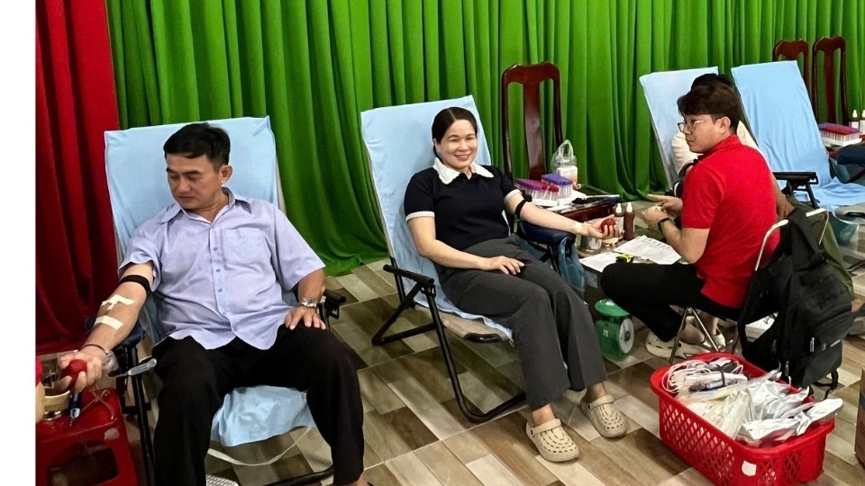 Vinh Long Front spreads solidarity through voluntary blood donation