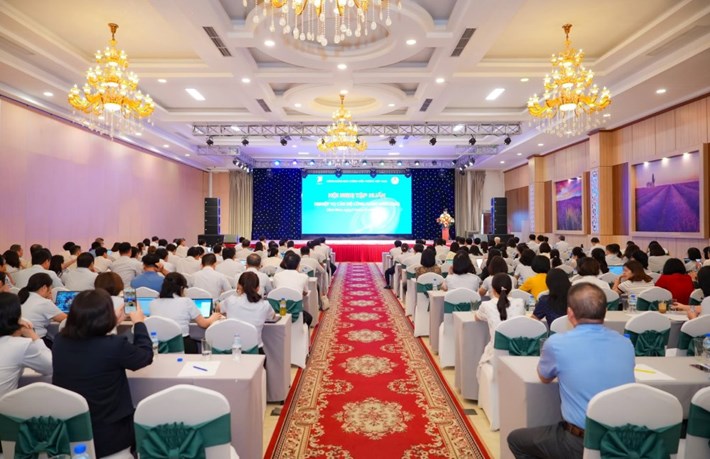VNPT Trade Union has just organized a training conference for trade union officials in 2026 to update knowledge and improve capacity for trade union officials at all levels. Photo: VNPT Trade Union