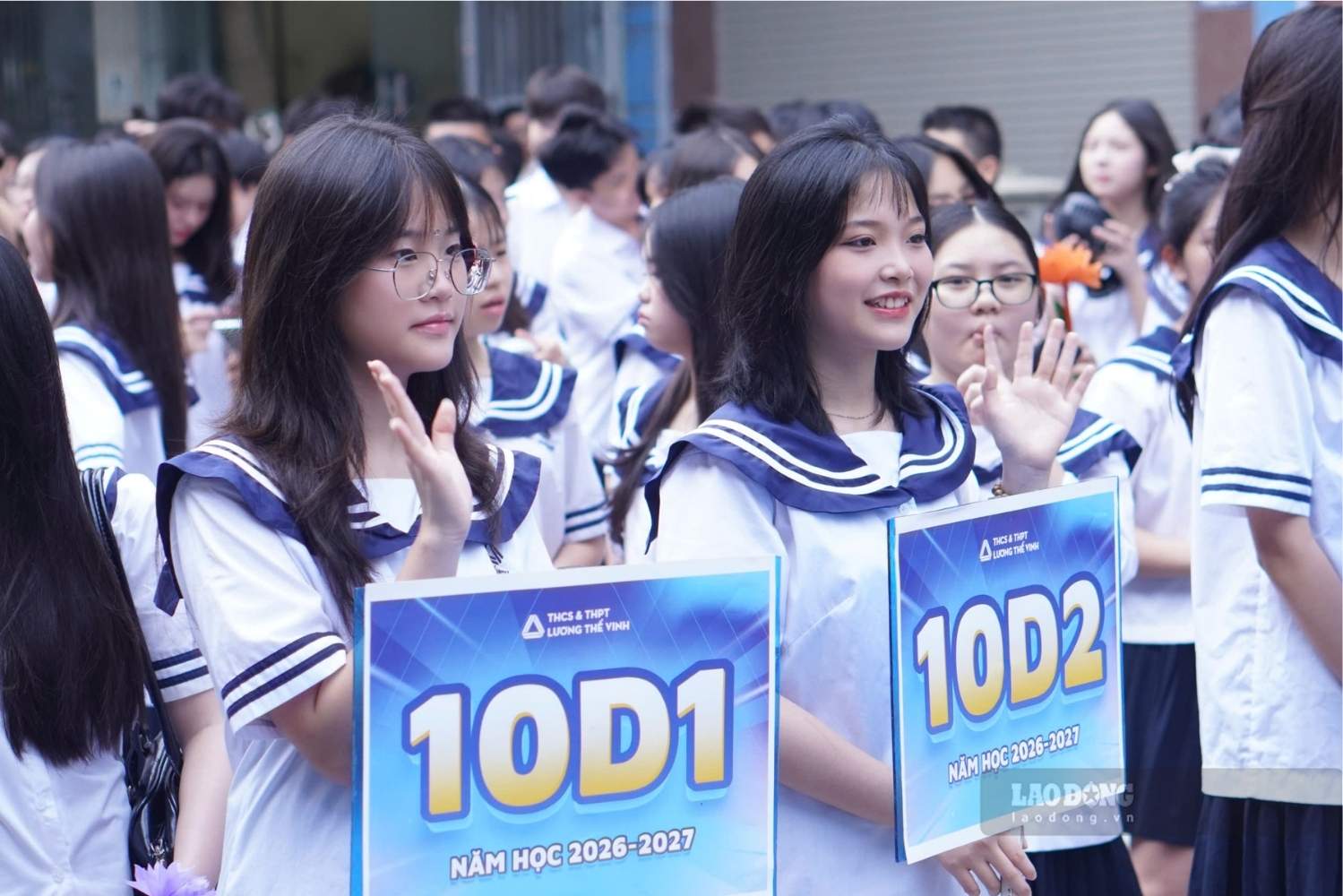 Từ năm học 2026 - 2027, học sinh Hà Nội từ lớp 1 đến 12 sẽ được học nội dung cốt lõi về trí tuệ nhân tạo. Ảnh: Văn Cương (chụp tháng 9.2026)