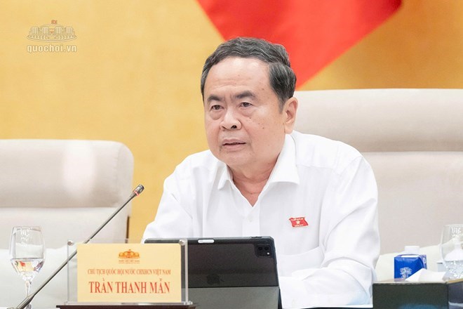 The organizational structure of the National Assembly Office includes 9 units. In the photo is Politburo Member, National Assembly Chairman Tran Thanh Man at the meeting of the National Assembly Standing Committee in August 2026. Photo: Quochoi. vn