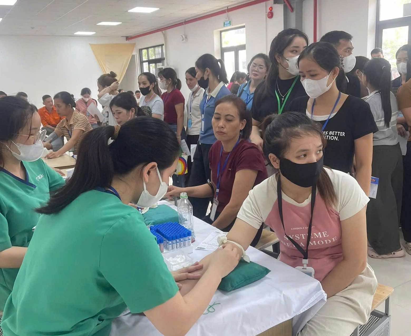 Nearly 200 workers undergo periodic health check-ups