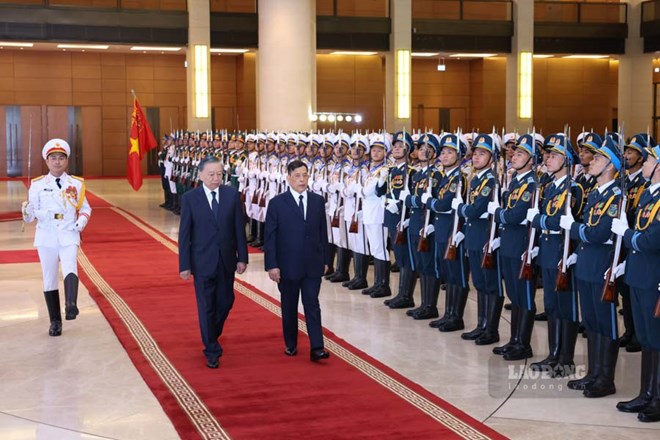 General Secretary and President To Lam chairs the official welcoming ceremony for King of Thailand and Queen