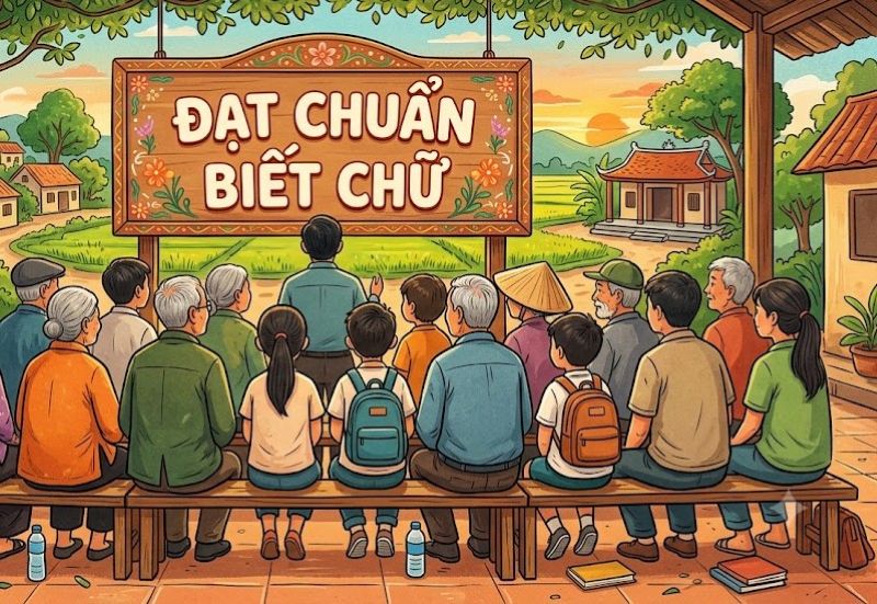 Điều kiện công nhận đạt chuẩn xóa mù chữ đối với cấp xã
