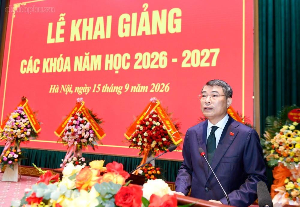 Thủ tướng Chính phủ Lê Minh Hưng nhấn mạnh việc chuẩn bị đội ngũ cán bộ đủ năng lực cho hiện tại và tương lai. Ảnh: Chinhphu.vn