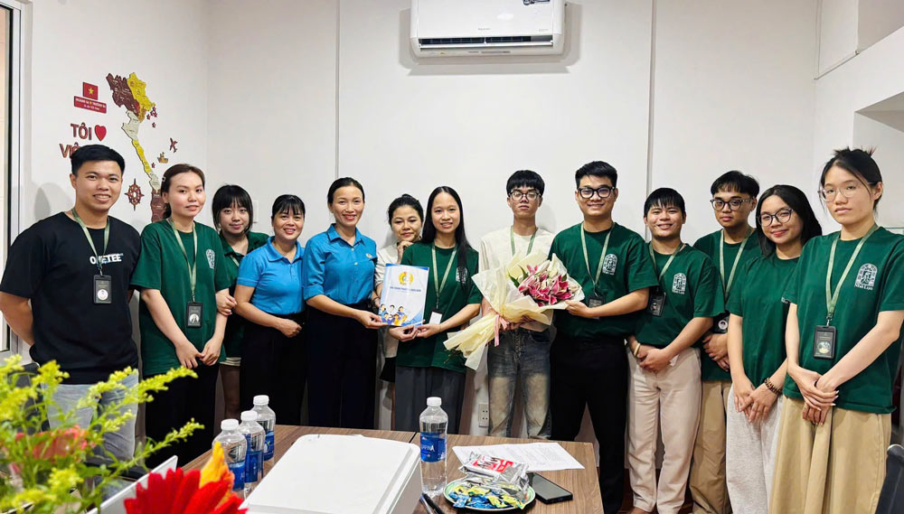 Công đoàn phường Điện Bàn, Đà Nẵng thành lập công đoàn cơ sở mới với 21 đoàn viên