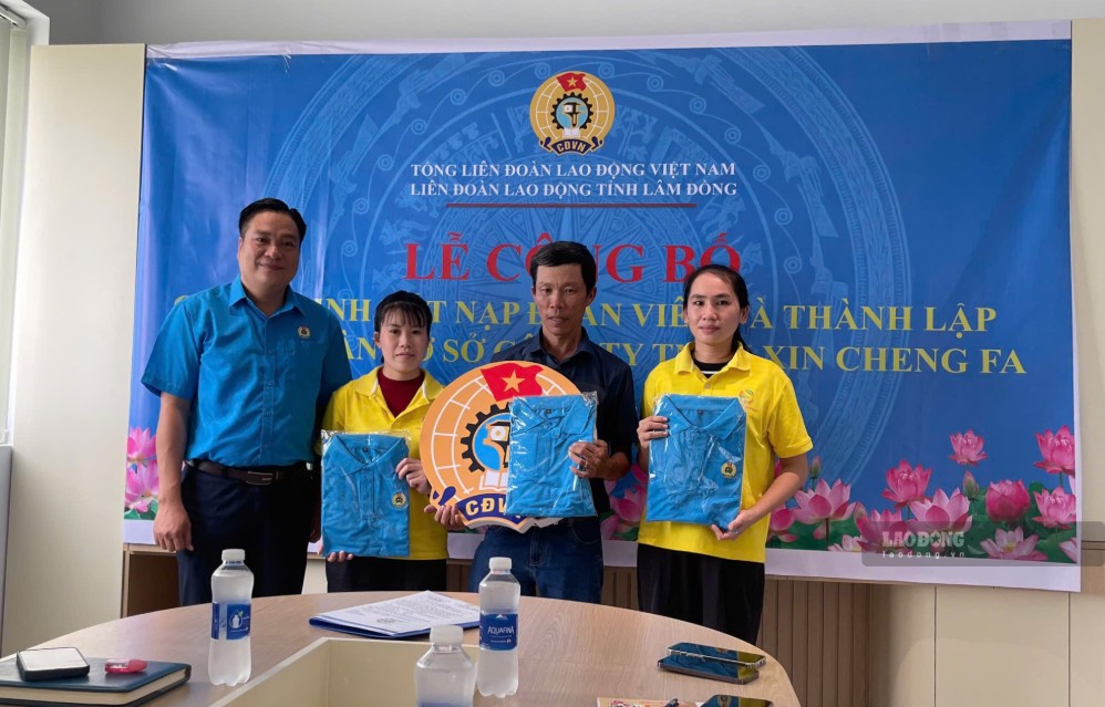 Thêm 2 công đoàn cơ sở mới vừa được thành lập tại Lâm Đồng