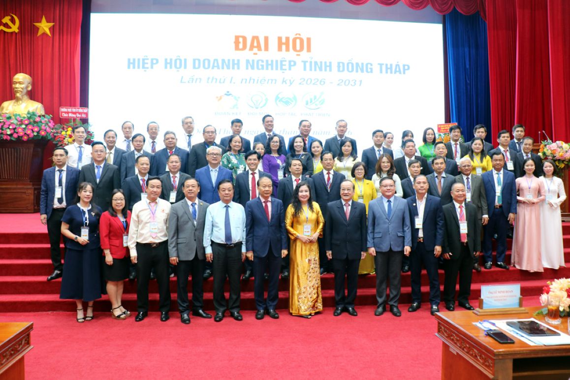 Ông Trần Thanh Đức đắc cử Chủ tịch Hiệp hội Doanh nghiệp tỉnh Đồng Tháp