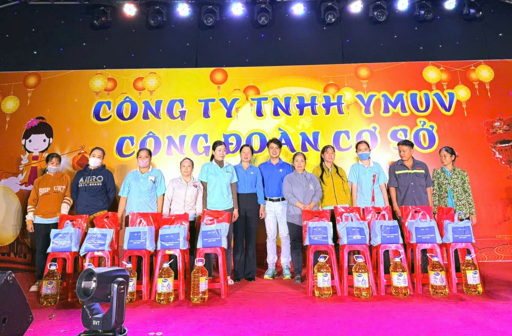 Hơn 2.700 đoàn viên, người lao động Công ty TNHH YMUV vui “Trung thu đoàn viên”