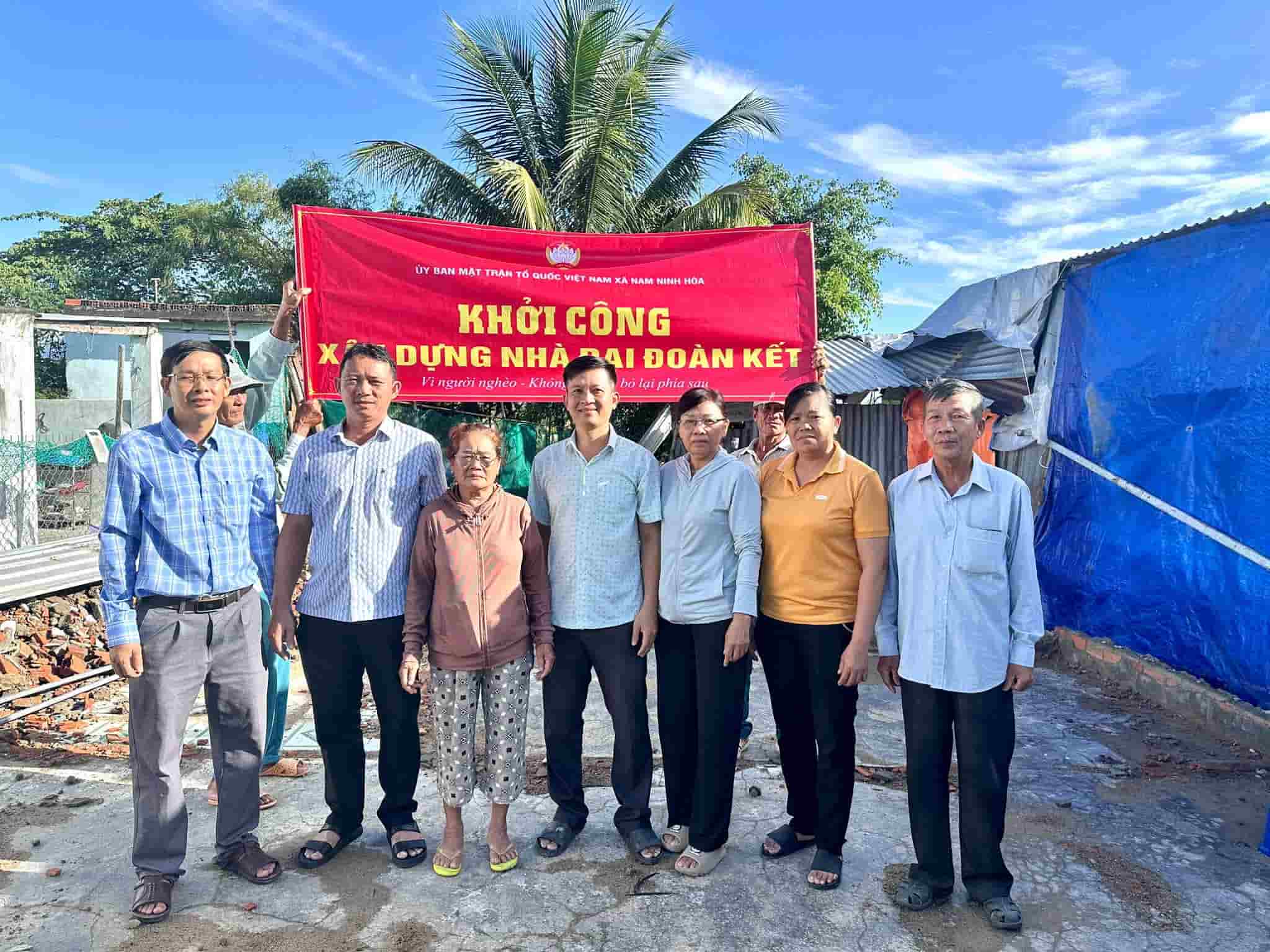 Hỗ trợ xây nhà Đại đoàn kết cho hộ khó khăn