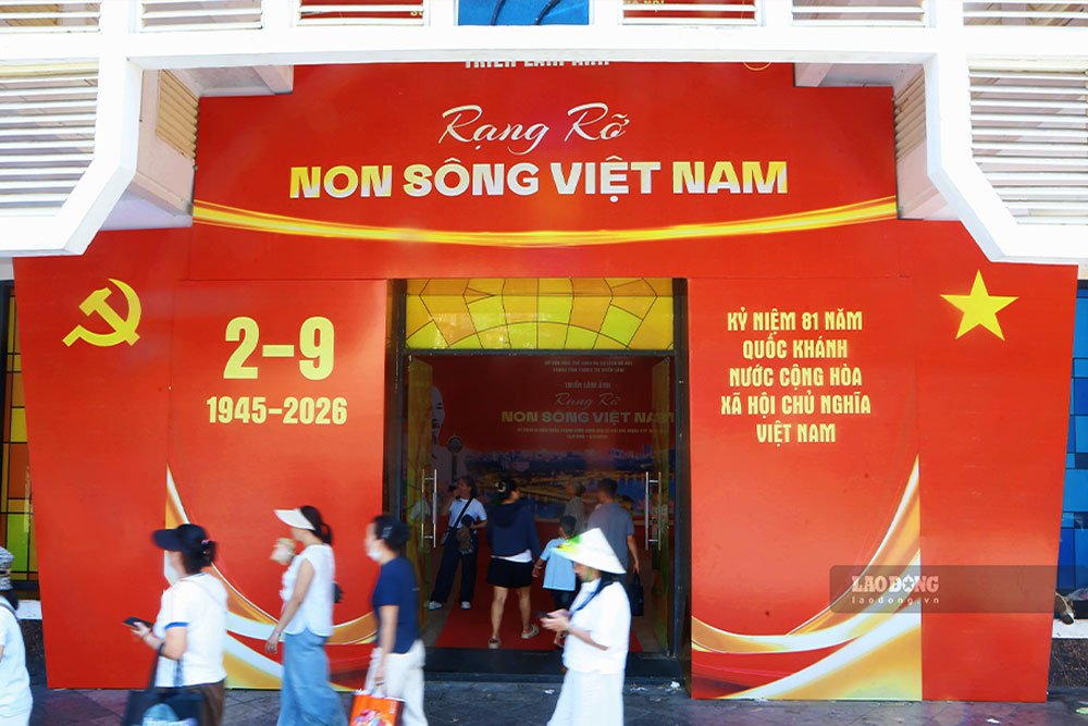 Triển lãm ảnh “Rạng rỡ non sông Việt Nam” mở cửa đón khách tham quan tự do tại Nhà Triển lãm 93 Đinh Tiên Hoàng đến hết ngày 10.10.2026.