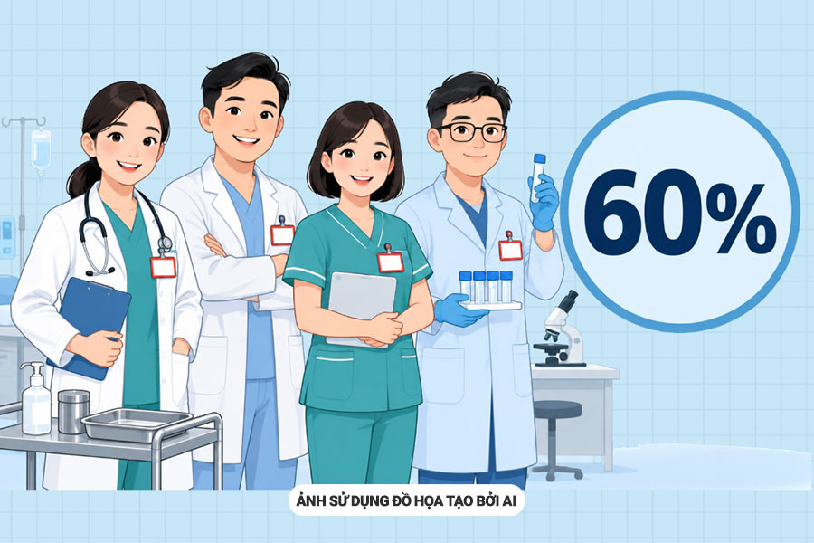 Nhân viên y tế nào được hưởng phụ cấp nghề 60%