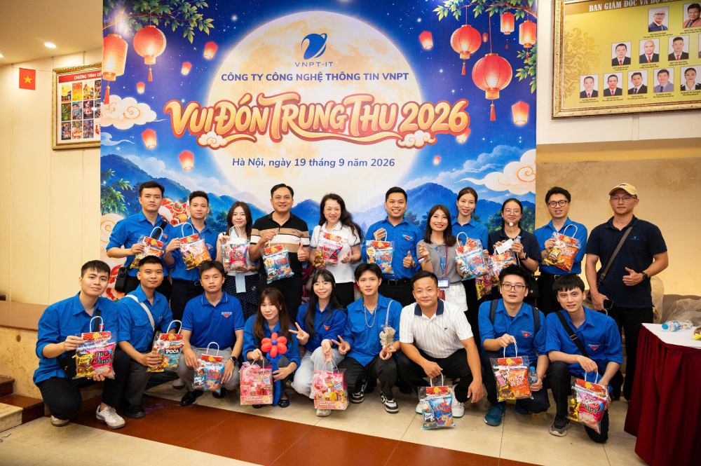 Công đoàn Công ty VNPT-IT tổ chức Trung thu cho con cán bộ, nhân viên