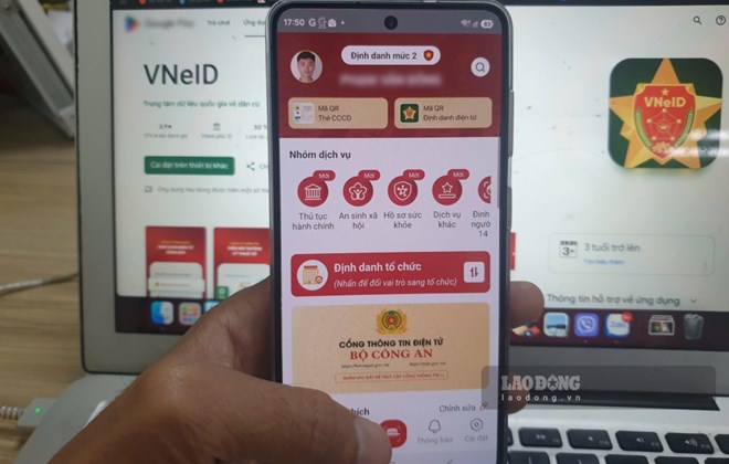 Próximamente conexión de la aplicación VNeID con el sistema de identificación electrónica de Singapur y Laos