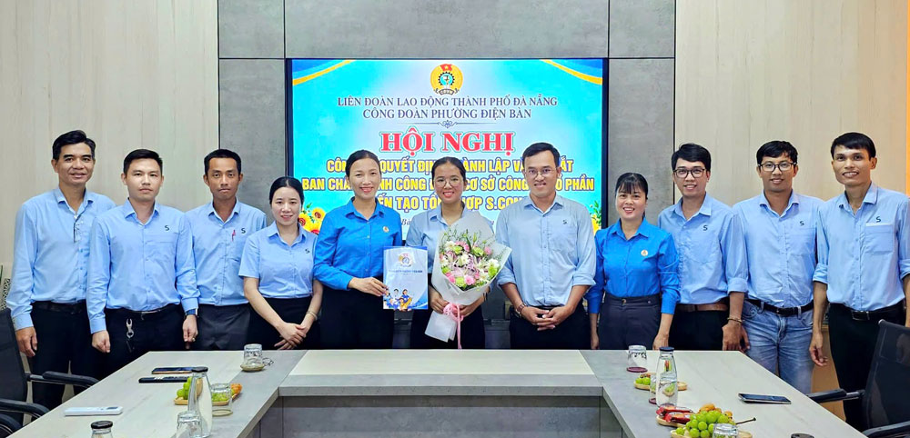Профсоюз phường Điện Bàn, Дананг учредил новый первичный профсоюзный комитет