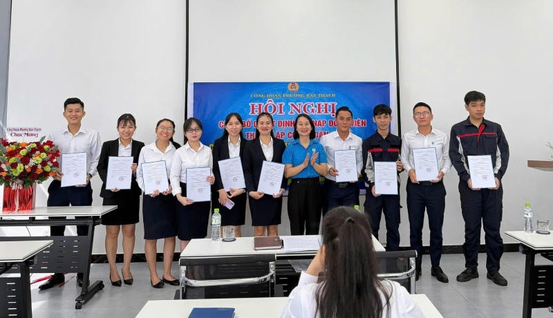 59 lao động Toyota Trang Lê Quảng Nam gia nhập Công đoàn