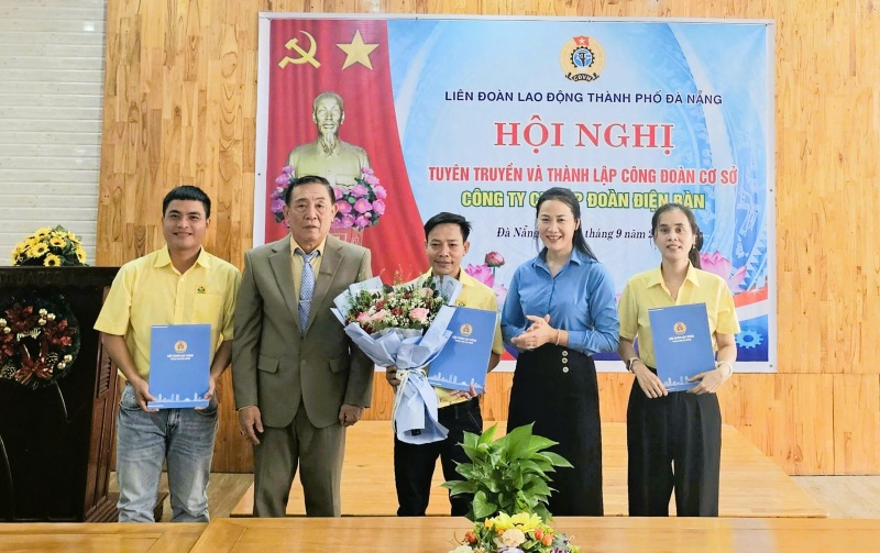 Đà Nẵng thành lập thêm Công đoàn cơ sở tại Khu công nghiệp Hòa Cầm