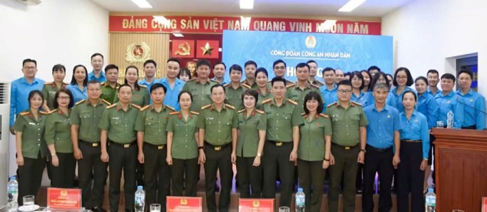 Công đoàn Công an nhân dân vừa tổ chức hội nghị tập huấn cán bộ đoàn chủ chốt trong Công đoàn Công an nhân dân năm 2026. Ảnh: Công đoàn Công an nhân dân