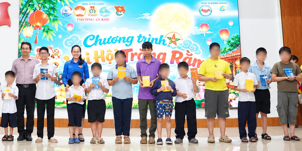 Công đoàn phường An Khê, Đà Nẵng phối hợp tổ chức chương trình Trung thu cho con đoàn viên