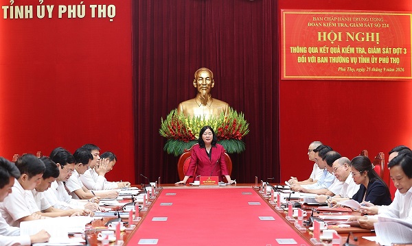 Quang cảnh hội nghị. Ảnh: Cổng Thông tin tỉnh Phú Thọ