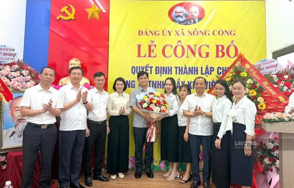 Thanh Hóa thành lập thêm 2 chi bộ Đảng tại doanh nghiệp