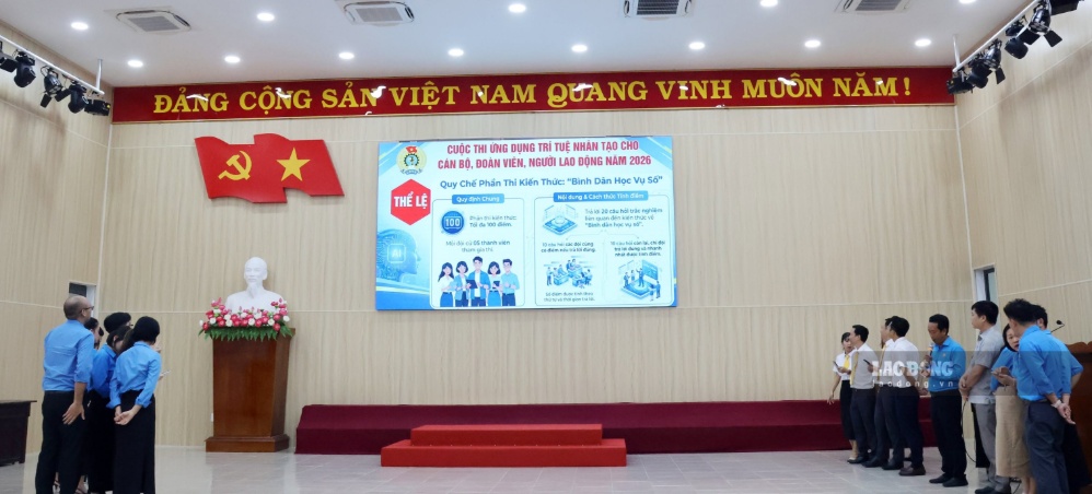 Cán bộ Công đoàn Quảng Ngãi đua tài ứng dụng AI