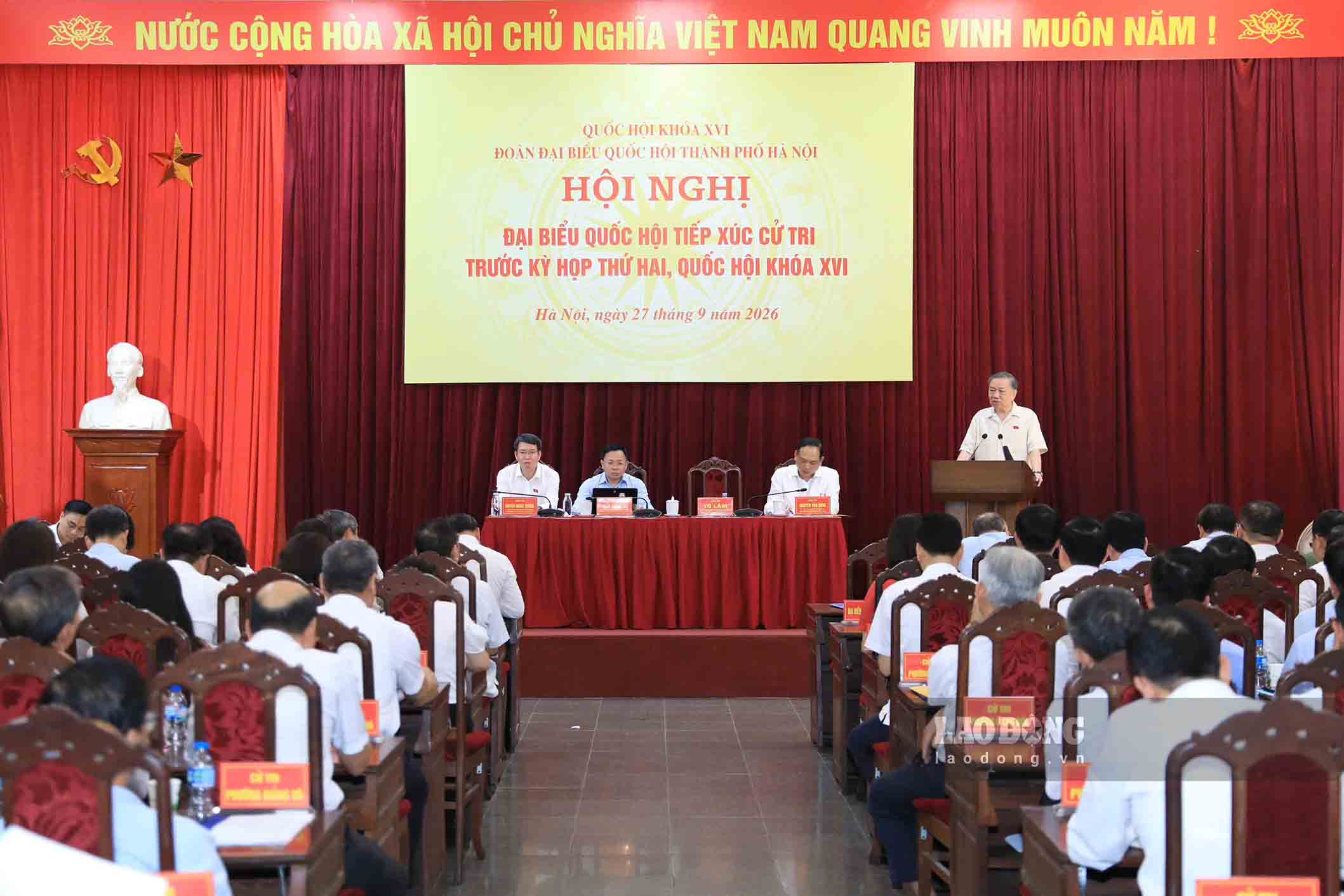 Tổng Bí thư, Chủ tịch nước Tô Lâm nhấn mạnh, không để kiến nghị của người dân đi qua nhiều cơ quan, cuối cùng không rõ ai chịu trách nhiệm giải quyết. Ảnh: Quang Thái