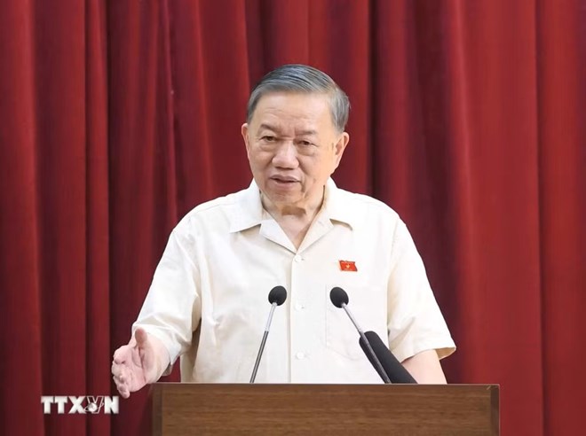 Tổng Bí thư, Chủ tịch nước tiếp xúc cử tri Hà Nội trước kỳ họp thứ 2, Quốc hội khóa XVI